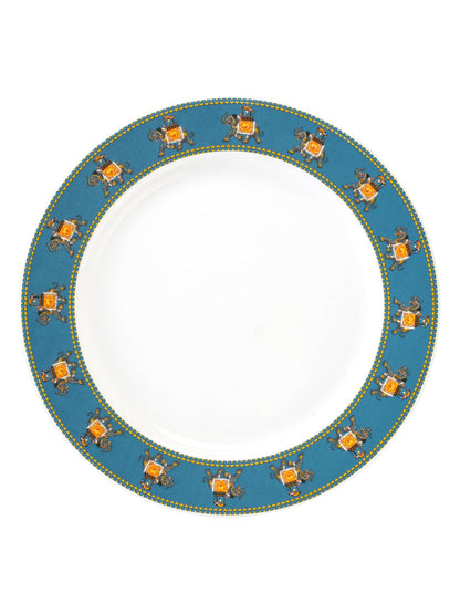 Claycraft India Circus Swirling Safari Dinner Plate 10.5" (1 Piece)