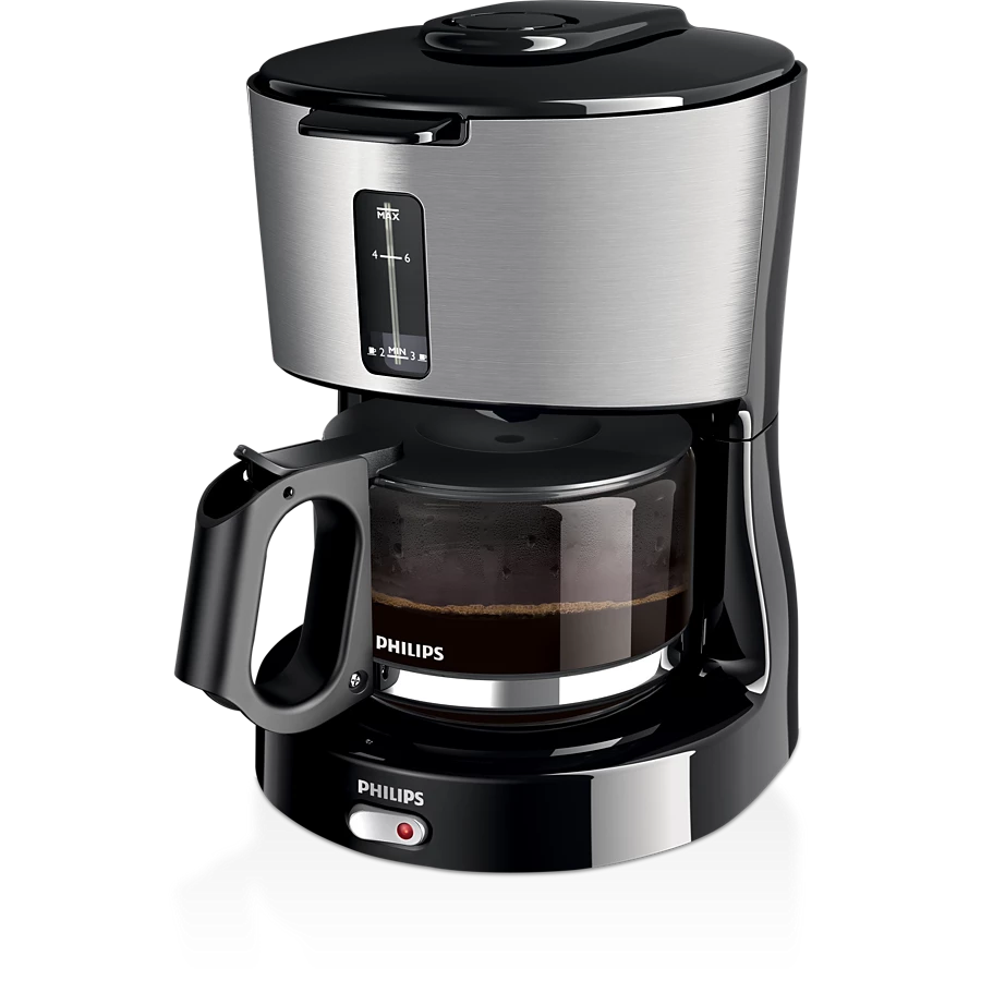 PHILIPS Daily Collection Coffee Maker with Glass Jug | Available in 2 Colors | 650w (HD7450/20)
