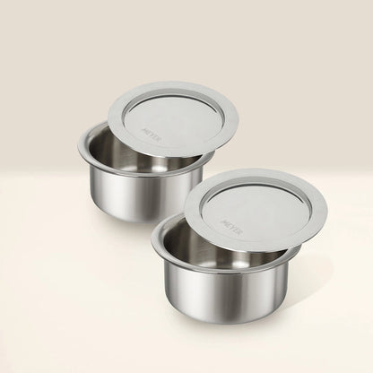 Meyer Trivantage (set of 4) Tri-ply Stainless Steel Tope With Lid (Multiple Combos Available)