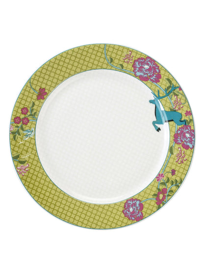 Claycraft India Circus Nature Essence Paradise Dinner Plate 10.5" 1 Piece (26.6 Cm)