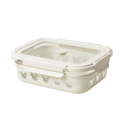 Disney Rectangle Glass Container with Air Tight Detachable Lid (set of 2)