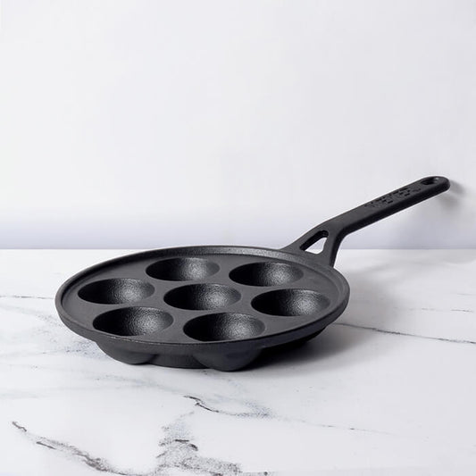Meyer Pre Seasoned Cast Iron Appam Pan (20cm)