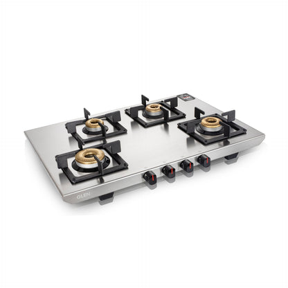 GLEN 4 Burner Ultra Tuff Stainless Steel PNG Gas Stove with Forged Brass Burner (CT1054UTSSPN)