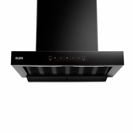 Auto Clean Filterless Chimney with Motion Sensor, 60/76/90cm 1200 m3/h - Black (6052 BL MS AC)