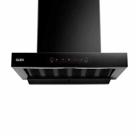 Auto Clean Filterless Chimney with Motion Sensor, 60/76/90cm 1200 m3/h - Black (6052 BL MS AC)