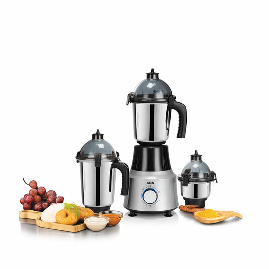 GLEN Ultra Tuff Mixer Grinder 1000W with 3 Stainless Steel Jars (SA4031J3)