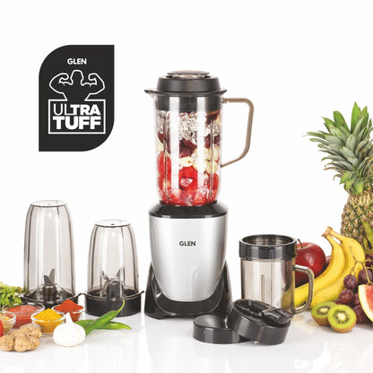 GLEN Active Blender Ultra Tuff Plus, 900W with 4 Unbreakable Transparent Jars (SA4048UTPLUS)