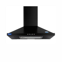 Electric Kitchen Chimney, Pyramid Shape Single Baffle filter 60cm 1000 m3/h -Black (6049 BLK 60 BF)