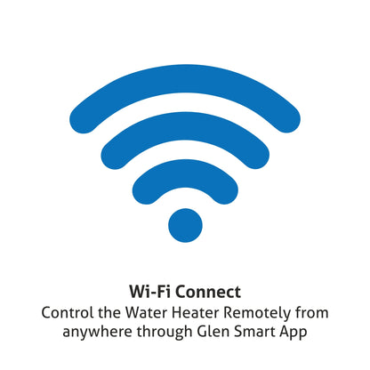 Smart Water Heater 15 Litre WiFi Enabled, Digital Control, Android App from Anywhere 2000W (7055)
