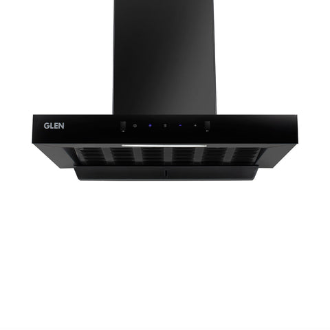 Auto Clean Slim Filter less Kitchen Chimney with Motion Sensor 60/90cm, 1200 m3/h (6052 SLIM BL AC)
