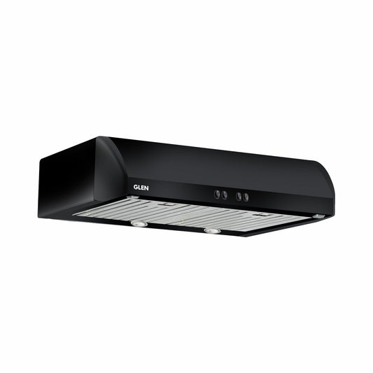 Straight Line Kitchen Chimney Push Button Baffle filters 60cm 1000 mB3/h - Black (6014)