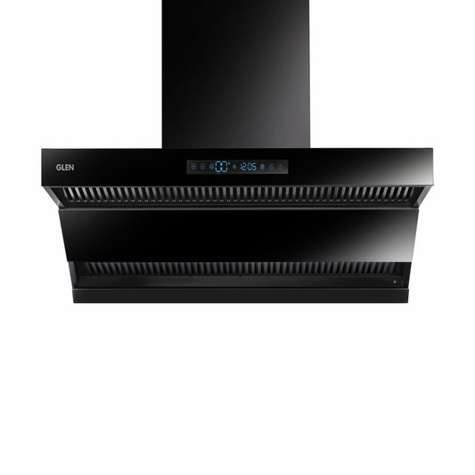 Auto Clean Chimney with Double Draft Suction, Inverter Technology, BLDC Motor 60/75/90cm 1400 m3/h - Black (CH 6076 AC)