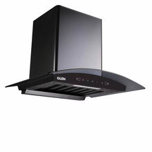 Auto Clean Curved Glass Filterless Kitchen Chimney with Motion Sensor 1200 m3/h (6060 BL AC 60/90cm)