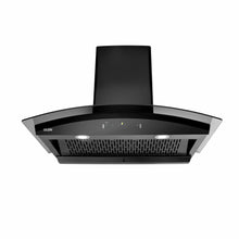 Auto Clean Chimney Curved Glass Filter-less with Wi-Fi Control 1400 mB3/h - 60/76/90cm (CH 6068 AC BLS)