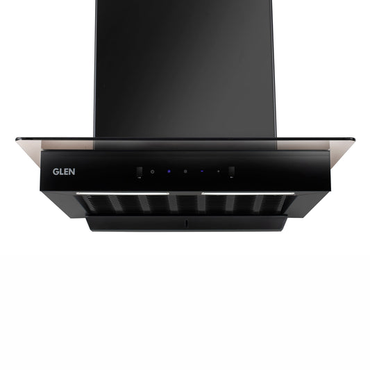 Auto Clean Glass Filter less Kitchen Chimney with Motion Sensor 1200 m3/h (6062 BL Auto Clean 60/90cm)