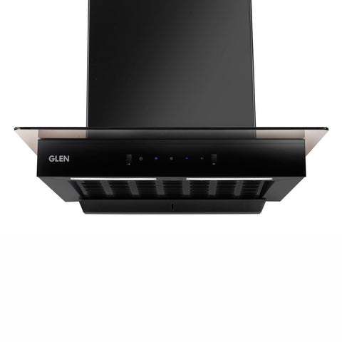 Auto Clean Glass Filter less Kitchen Chimney with Motion Sensor 1200 m3/h (6062 BL Auto Clean 60/90cm)