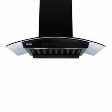 Auto Clean Curved Glass Filter less Kitchen Chimney with Motion Sensor 60/76/90cm, 1200 m3/h (6058 BL Auto Clean)