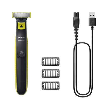Philips OneBlade I Hybrid Trimmer & Razor I Trim, Edge & Shave | 2x Powerful Motor | Longer Battery Life I No Skin Irritation as Blade Never Touches Skin | Dual Protection Technology | QP2724/10