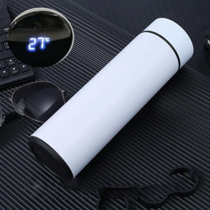 KAIROS Smart Temperature Display Flask 500 ML | Stainless Steel, BPA-Free & Leak-proof | Smart Temperature Display LED screen | For School & office