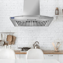 Electric Kitchen Chimney, Pyramid Shape SS Baffle filters 60cm 1100 mB3/h - (6050 IN SS)