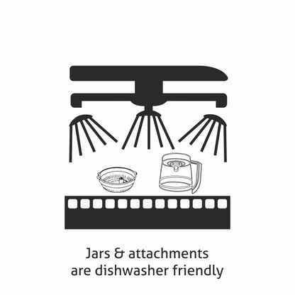 Food Processor Complete Kitchen Machine 700W b  2 Jars, Citrus Juicer 3 SS Disc Blades -White (4052LX)