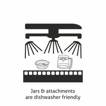 Food Processor Kitchen Machine 700W 3 Jars, Centrifugal and Citrus Juicer 4 SS Disc Blades -White (4052FP)