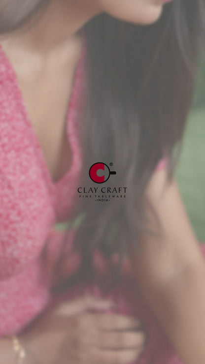 Claycraft India Circus Mystical Gardens Desi Kettle (1Pc)