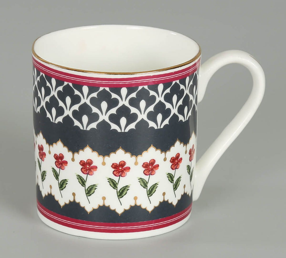 Claycraft India Circus Gruidae's Trance Coffee & Tea Mug Set of 6 (210ml)