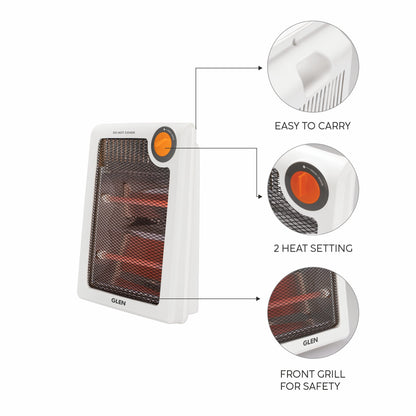 Electric Quartz Room Heater with 2 Heat Settings - HA7012QZ