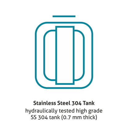 Instant Water Heater 3 Litre 4500W, 6 Bar Pressure, Stainless Steel Tank, ISI (7051)