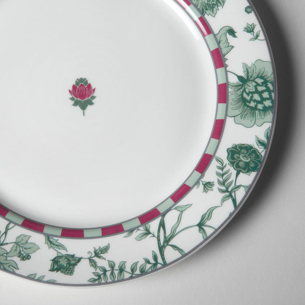 Claycraft India Circus Sage Luxe Dinner Plate 10.5" (1 Pieces)