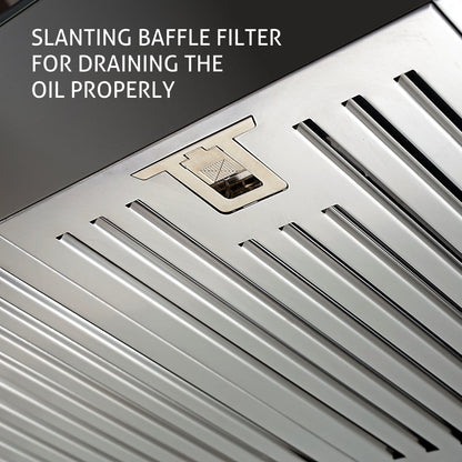 Auto Clean Curved Glass Kitchen Chimney, Baffle Filters, Motion Sensor 1200 m3/h 60/90cm - Black (6066 MS AC BL)