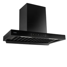 Auto Clean Filterless Chimney with Motion Sensor, 60/76/90cm 1200 m3/h - Black (6052 BL MS AC)