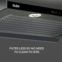 Auto Clean Chimney Straight Line Filterless, 76cm 1200 mB3/h -Black (6005 TS BL AC)