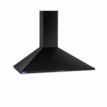 Electric Kitchen Chimney, Pyramid Shape Baffle filters 90cm 1250 m3/h - Black (6054 BL)