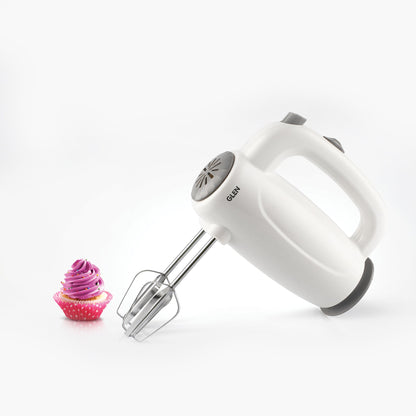 Electric Hand Mixer 125 W 2 Beaters with 5 Speed Settings  - White (4059)