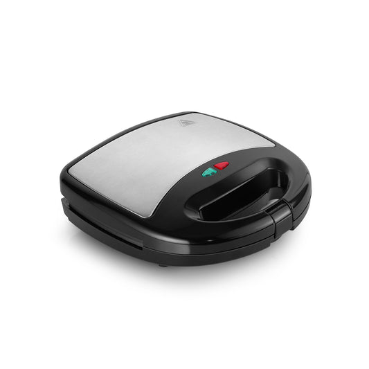 GLEN Electric Sandwich Maker with Non-Stick Coating Plates 750W - Black (SA-3026SW)