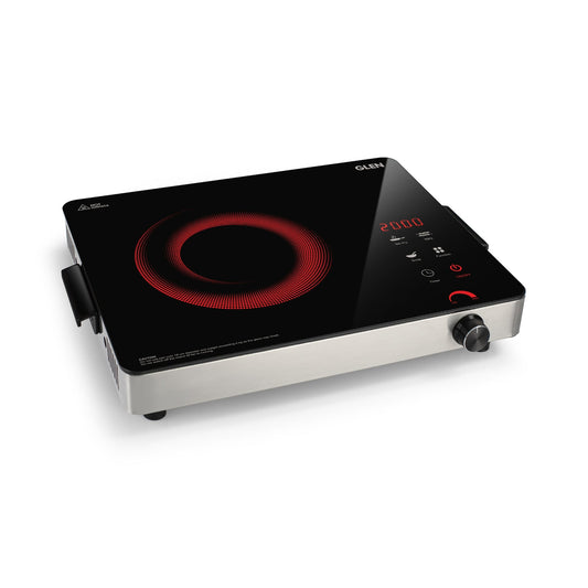 Glen Infrared Stove 2200W (SA-3074 IR22) | 3 Preset Cooking Functions, Touch Control, Energy-Efficient & Fast Heating Cooktop