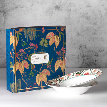 Claycraft India Circus Blushed Orchard Set of 2 Pasta Plate (Set of 2)