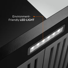 Electric Kitchen Chimney, Pyramid Shape SS Baffle filters 60cm 1100 mB3/h - Black (6050 IN BLK)