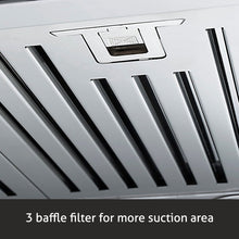 Kitchen Chimney Curved Glass with Motion Sensor Baffle filter 90cm 1250 m3/h -Black (6071 BLMS)