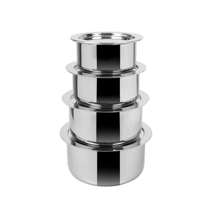 Meyer Trivantage (set of 4) Tri-ply Stainless Steel Tope With Lid (Multiple Combos Available)