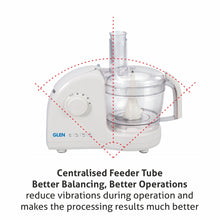 Food Processor Kitchen Machine 700W 3 Jars, Centrifugal and Citrus Juicer 4 SS Disc Blades -White (4052FP)