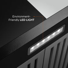 Electric Kitchen Chimney, Pyramid Shape SS Baffle filters 60cm 1000 mB3/h - Black (6048 JU BLK)