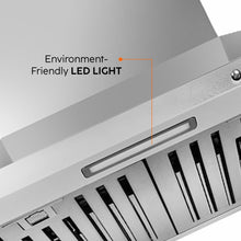 Electric Kitchen Chimney, Pyramid Shape SS Baffle filters 60cm 1100 mB3/h - (6050 IN SS)