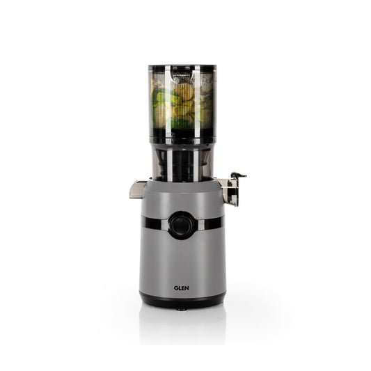 GLEN Hopper Slow Juicer 108mm Large Feed, Juice and Pulp containers, Low Noise 200W (SA-4015HSJ)