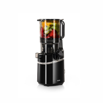GLEN Hopper Slow Juicer 130mm Large Feed, Juice and Pulp containers, Low Noise 250W (SA-4016HSJ)
