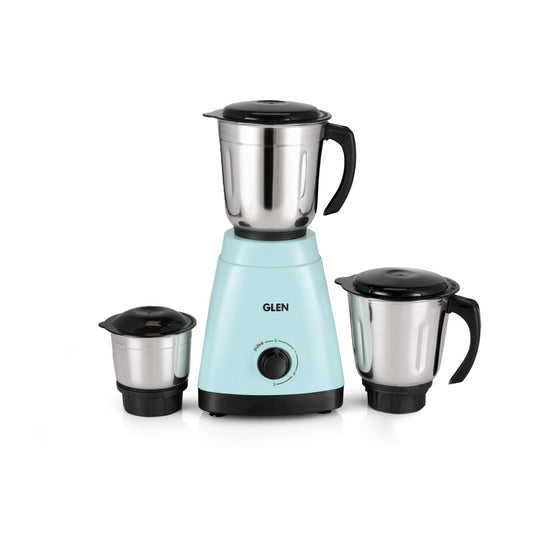 GLEN Mixer Grinder 650W with 3 Stainless Steel Liquidiser, Grinder and Chutney Jars - (SA4024JAR3)