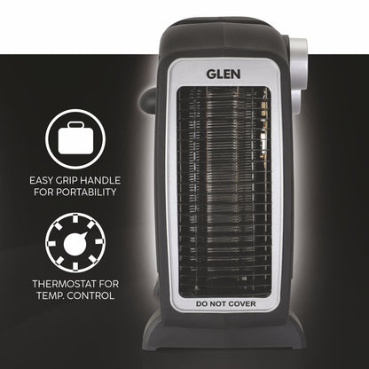 Electric Fan Room Heater with 2 Heat Settings - HA7020FHBlack