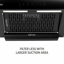 Glen Chimney Hood 6022 Auto Clean 60 Black